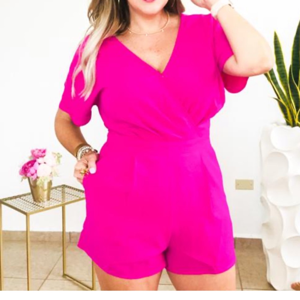 Magenta Romper